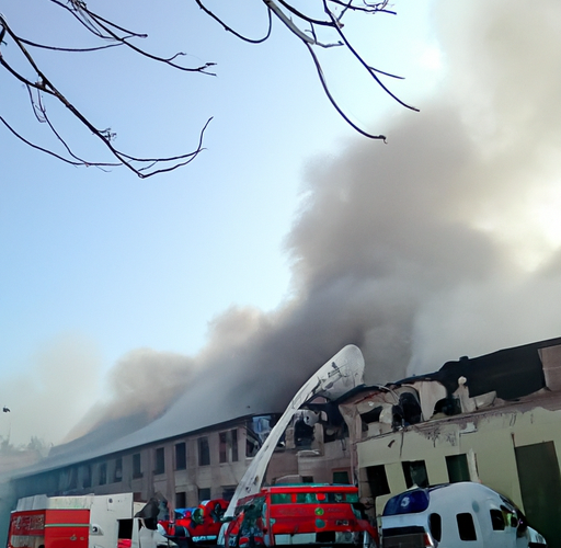 Katastrofa Pożar hali firmy Bros zniszczył zakład produkcyjny